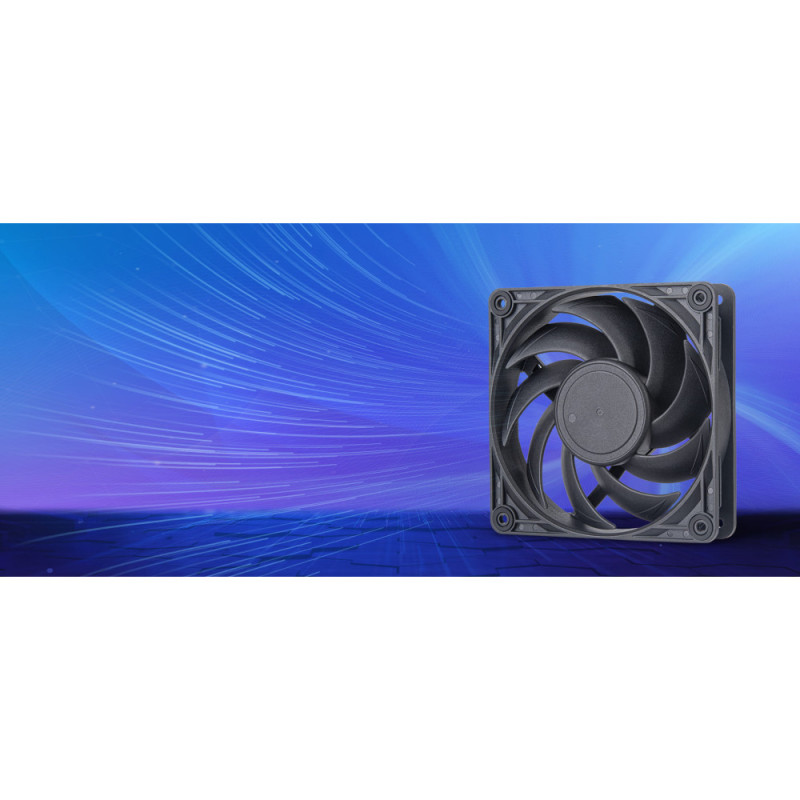 SilverStone Case Fan Vista VS120B 120mm 2000rpm 4pinPWM 30.6dBa black