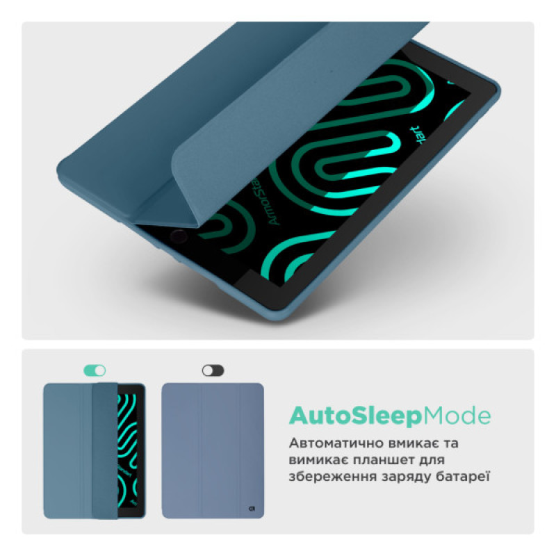 Чехол для планшета Armorstandart Smart Fold Pen Apple iPad Pro 11 (2024) Lavender Grey (ARM78127)