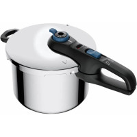 Tefal Скороварка Tefal Secure Trendy, 8л, з паровим кошиком, нержавіюча сталь, пластик (P2584401)