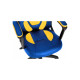 Кресло игровое GT Racer X-1414 Blue/Yellow