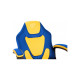 Кресло игровое GT Racer X-1414 Blue/Yellow