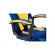 Кресло игровое GT Racer X-1414 Blue/Yellow
