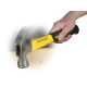 Stanley Молоток плотника "Graphite Curve Claw", 450г, 350мм, с загнутым гвоздодером (1-51-505)