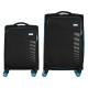 2E Набір валіз 2E, Trek, (M+S), TSA, 4 колеса, + 2 рюкзаки Cabin (2E-BPET-CABIN-BK), поліестр, чорний (2E-SPE-TREK-SET4-BK)