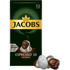 L`OR Jacobs  сoffe capsules Espresso Intenso, arabica/robusta blend, 10pcs, Nespresso (8711000371183)