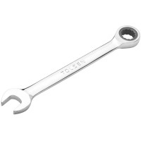 Tolsen combination wrench, ratchet mechanism, 254mm, 19mm, CrV (15215)