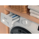 Indesit Стиральная машина фронтальная, 8кг, 1200, A+++, 54.6см, дисплей, пар, инвертор, люк черный, белый (IM862BMYTIMEUA)