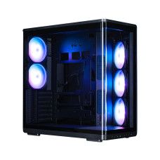 Zalman Корпус P60 без БЖ, 2xUSB3.0, 1x Type C, 3x120мм ARGB Reverse, 2x120мм ARGB, VGA 435мм, LCS ready, Curved Tempered Glass, Dual Chamber, ATX, чорний (P60BLACK)