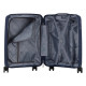 2E 2E Suitcase set 3in1, M7979, polypropylene, (L+M+S), lock (not TSA), anti theft zipper, 4 wheels, dark blue (2E-PP-M7979-SET3-DB)