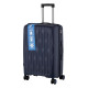 2E 2E Suitcase set 3in1, M7979, polypropylene, (L+M+S), lock (not TSA), anti theft zipper, 4 wheels, dark blue (2E-PP-M7979-SET3-DB)