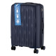 2E 2E Suitcase set 3in1, M7979, polypropylene, (L+M+S), lock (not TSA), anti theft zipper, 4 wheels, dark blue (2E-PP-M7979-SET3-DB)