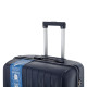 2E 2E Suitcase set 3in1, M7979, polypropylene, (L+M+S), lock (not TSA), anti theft zipper, 4 wheels, dark blue (2E-PP-M7979-SET3-DB)