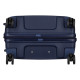 2E 2E Suitcase set 3in1, M7979, polypropylene, (L+M+S), lock (not TSA), anti theft zipper, 4 wheels, dark blue (2E-PP-M7979-SET3-DB)