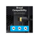 Кабель мультимедийный DisplayPort M to DisplayPort M 1.5m V1.2 4K 60Hz 3D Dolby 7.1 Vention (HAKBG)