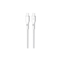 Дата кабель USB-C to USB-C 1.0m 60W Rock XO (NBQ231B_White)