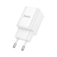 Зарядное устройство HOCO C149A Charm 1xUSB-C PD30W + 1xUSB QC3.0 White (6942007630337)