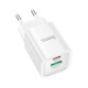 Зарядное устройство HOCO C149A Charm 1xUSB-C PD30W + 1xUSB QC3.0 White (6942007630337)