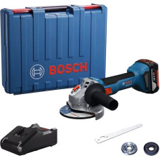 Bosch cordless angle grinder GWS 18V-8 125mm 18V 1x4A h 0-11000 rpm 1.6kg case ЗП GAL 18V-40 (0.601.9N9.021)