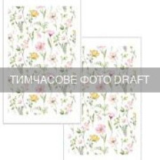 ARDESTO Набір рушничків для кухні ARDESTO Spring flowers 38х63см, 2шт, 100% бавовна, білий (ART3863FL)