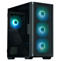 Zalman PC case M4 without PSU 2xUSB3.0, 1xUSB2.0 4x120mm ARGB VGA 320mm LCS ready TG Side Window mATX black (M4BLACK)