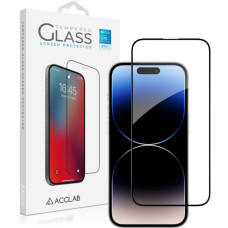 Стекло защитное ACCLAB Full Glue ESD Apple iPhone 14 Pro Black (1283126542046)