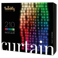 Twinkly Smart LED Гирлянда Twinkly Curtain RGBW 210, Gen II, IP44, 1.45м*2.1м, кабель прозрачный (TWW210SPP-TEU)