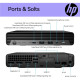 HP PC Pro 400-G9 Mini, Intel i3-13100T, 8GB, F512GB, UMA, WiFi, kb+m, 3р, DOS (885G3EA)