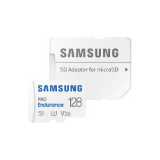 Samsung Карта пам'яті microSD 128GB C10 UHS-I R180MB/s PRO Endurance + SD (MB-MJ128KA/EU)