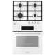Hansa SET (oven electrical + hob gas), white (FCGW68329)