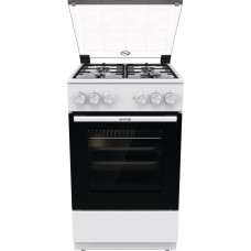 Gorenje Плита комби, 62л, 50x60см, дисплей, газ-контроль, эмалированные, белый