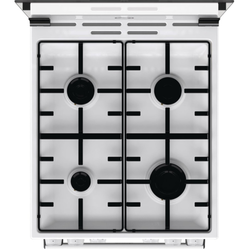 Gorenje Плита комби, 62л, 50x60см, дисплей, газ-контроль, эмалированные, белый