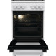 Gorenje Плита комби, 62л, 50x60см, дисплей, газ-контроль, эмалированные, белый
