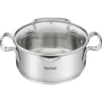 Tefal Каструля з кришкою, DUETTO+, 18 см, 2л, нержавіюча сталь (G7194355)