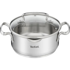 Tefal Saucepan with lid, DUETTO+, 18 cm, 2l, stainless steel (G7194355)