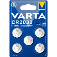 VARTA Батарейка літієва CR2032 блістер, 5 шт (06032101415)