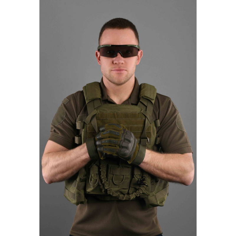 2E Tactical Military gloves, Sensor Touch M, OD Green