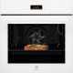Electrolux Духова шафа електрична, 72л, A+, пара, дисплей, конвекція, піроліз, телескопічні напрямні, білий (EOE8P39WV)