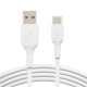 Belkin Cable USB-A - USB-С PVC 1m White (CAB001BT1MWH)