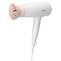 Philips Фен 3000 Series, 1600Вт, 3 режими, насадка ThermoProtect, біло-рожевий (BHD300/00)