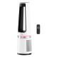 Rowenta Air purifier fan+heater ECLIPSE 3IN1, 35m2, 107m3/h, remote control, display, HEPA filter, 12 speed, white (QU5060F0)