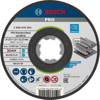 Bosch Metal cutting disc PRO X-Lock 115x1.6mm (2.608.619.362)