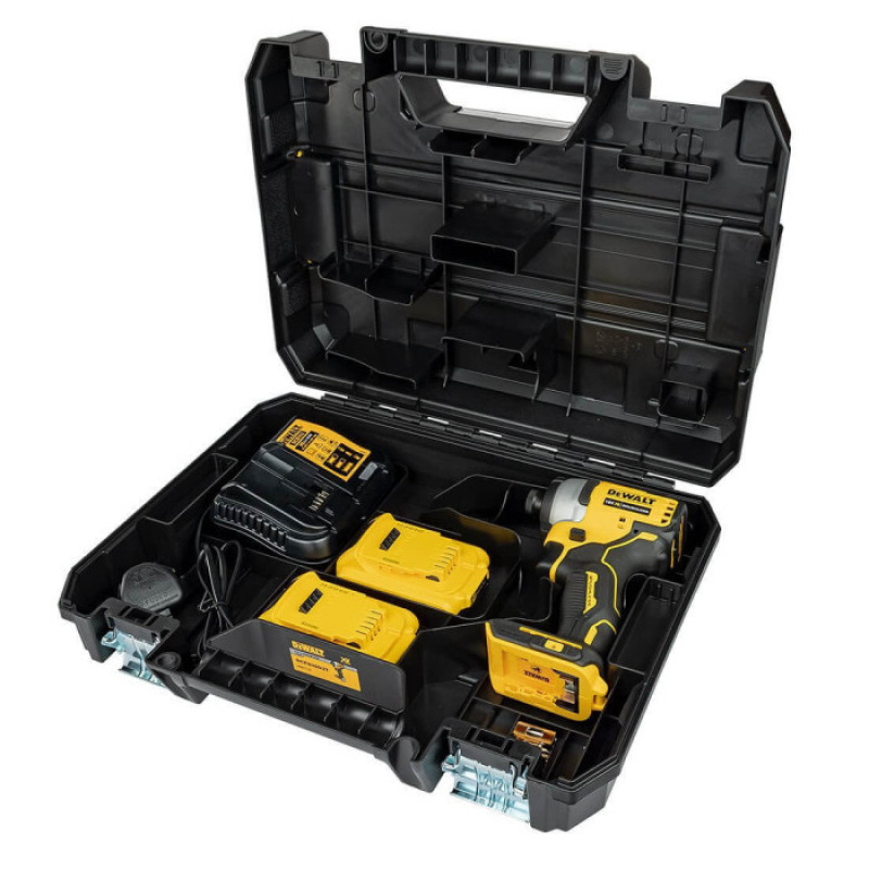 DeWALT 18V XR Li-Ion brushless cordless impact driver 190 Nm 2800 rpm case 0.96 kg (DCF809D2T)