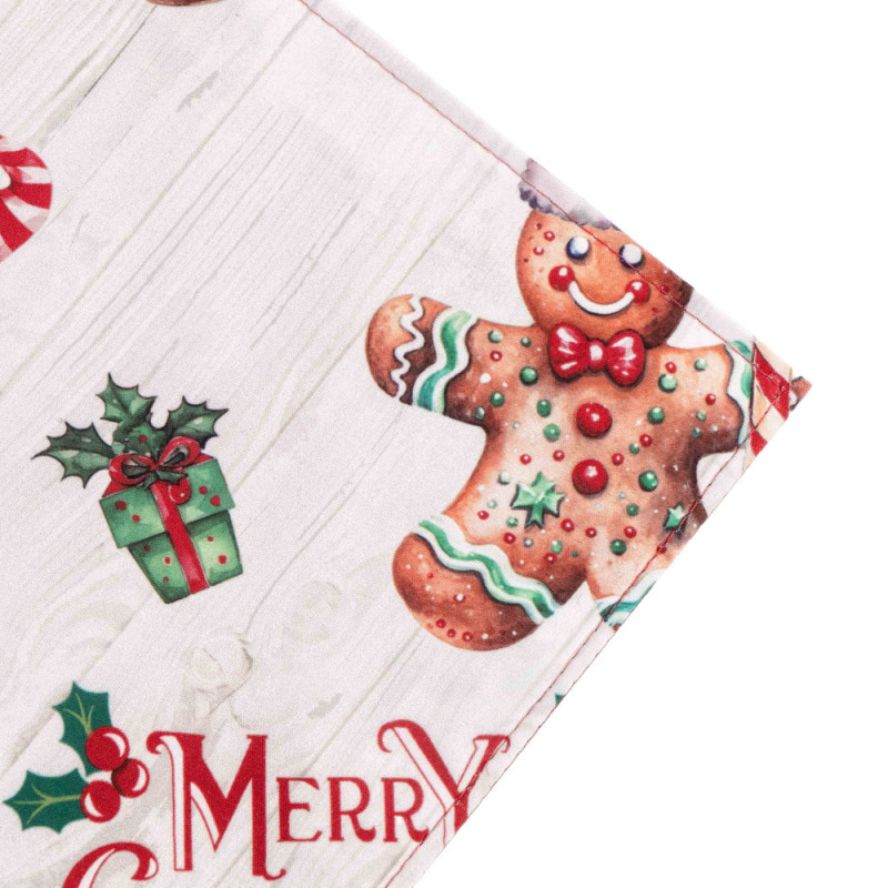 ARDESTO Набір серветок серв. Christmas Gingerbread 30х45см, 2шт, 100% поліестер, червоний (ART15HG)