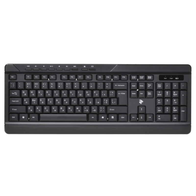2E Combo keyboard and mouse MK410 WL, EN/UK/RU, black (2E-MK410MWB)