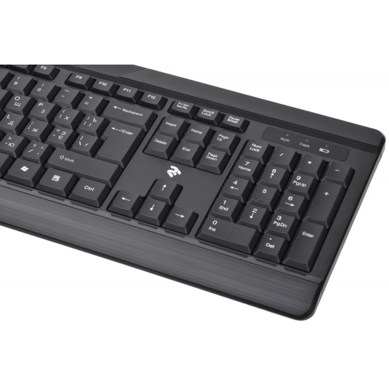 2E Combo keyboard and mouse MK410 WL, EN/UK/RU, black (2E-MK410MWB)