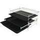 Gorenje Духова шафа електрична, 77л, A+, пара, дисплей, піроліз, чорний (BPS6737E14BG)