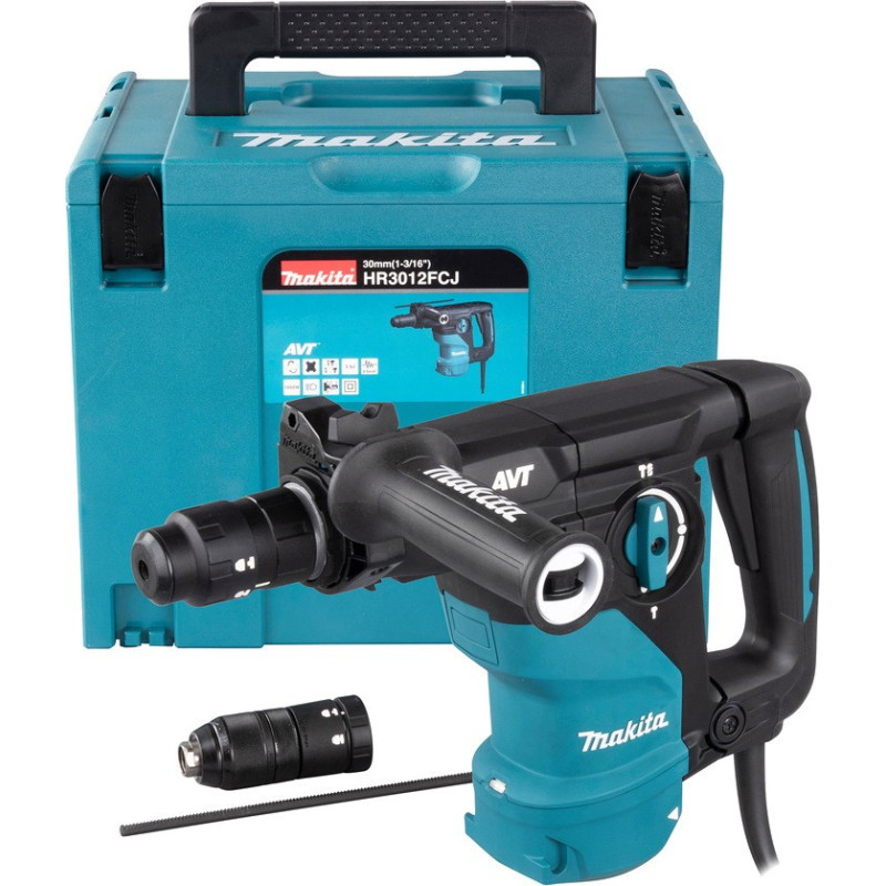 Makita Roattary Hammer HR3012FCJ1050 W, SDS-Plus, 3.9 J, 4 positions, 4.7 kg