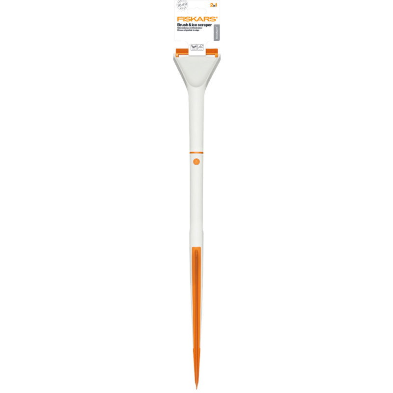 Fiskars Щетка со скребком SnowXpert, 67 см, 221г (1019352)