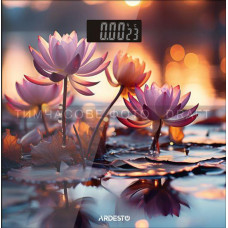 ARDESTO scales for floor LOTUS, 150kg, AAAx2 included, glass, multi-colored (SCB-965LOTUS)