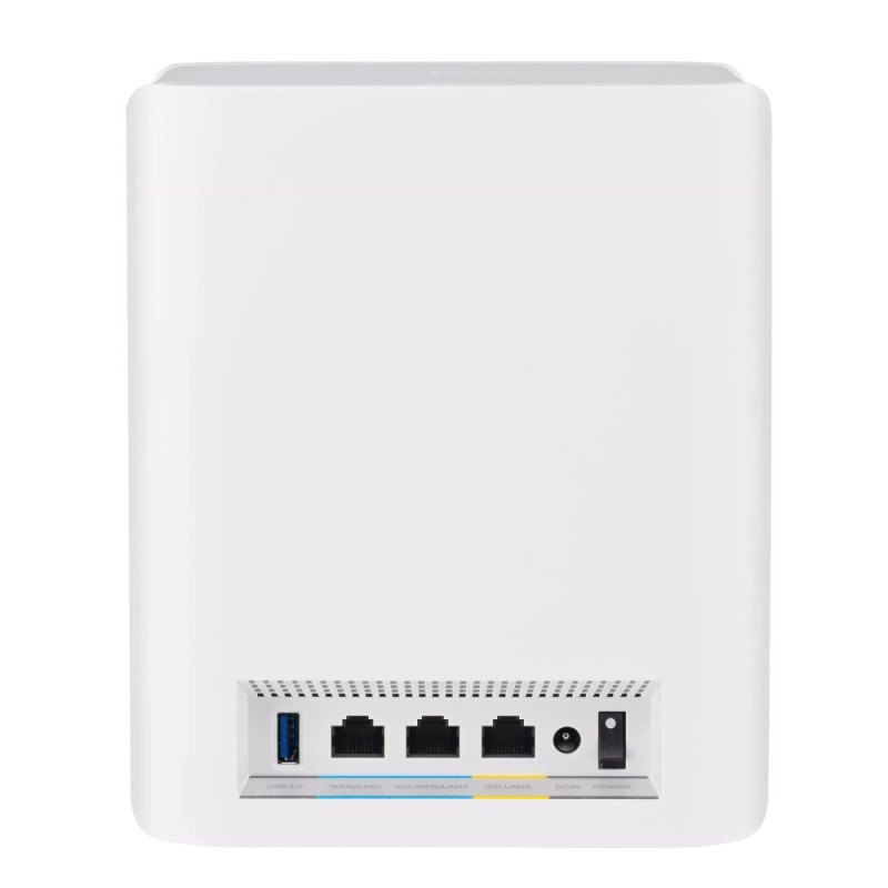 ASUS Система WiFi-Mesh ZenWiFi BT10 BE25000, 1x10GE LAN, 1xGE WAN/LAN, 1x10GE LAN, 1xUSB 3.0, 3мод, білий (90IG08Y0-MO3C20)